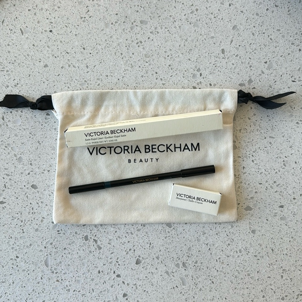 Victoria Beckham satin kahaj liner in surfside